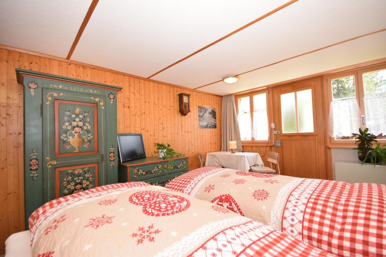 Studio Bim Chalet Bim Chilchli Mürren Kültér fotó